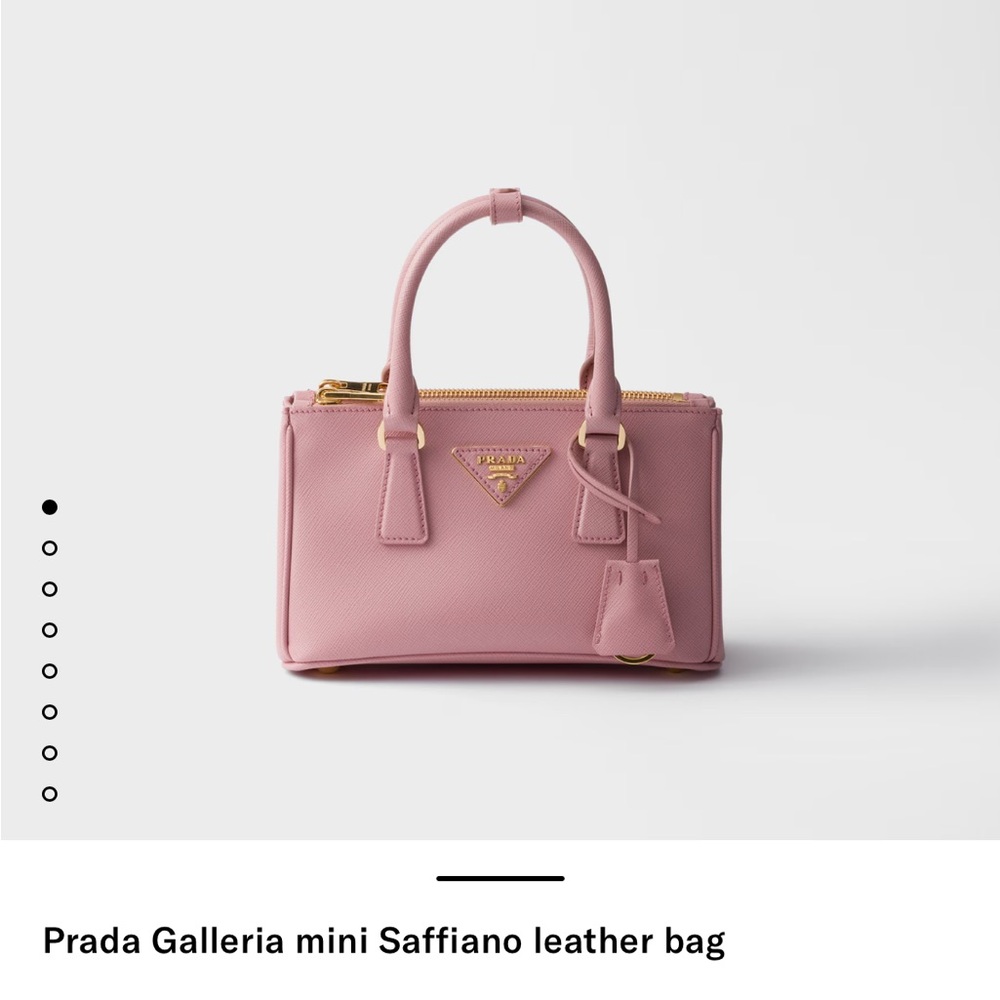 Prada Blush Saffiano Leather Mini Bag